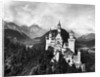 Aerial View Of Castle In Mountains by Anonymous