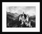 Aerial View Of Castle In Mountains by Anonymous