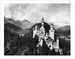 Aerial View Of Castle In Mountains by Anonymous