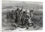 Indian Messenger W/News Of Defeat;Engrav by Anonymous