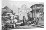 Worship At Jesuit Convent In China by Anonymous