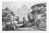Worship At Jesuit Convent In China by Anonymous