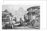 Worship At Jesuit Convent In China by Anonymous