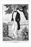 Lithograph Of Man In Top Hat by Anonymous