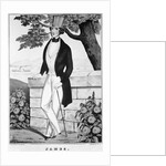 Lithograph Of Man In Top Hat by Anonymous