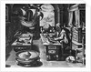 Print of Nostradamus Making Calculations by Anonymous