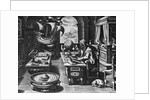 Print of Nostradamus Making Calculations by Anonymous