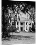 Front View Of An Antebellum Mansion by Anonymous