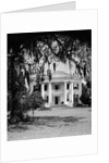 Front View Of An Antebellum Mansion by Anonymous