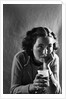 Girl Sipping a Soda by Anonymous