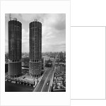 Facade of Marina City Towers by Anonymous