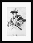 Soldier Of 1776 Filling Gun With Powder by Anonymous