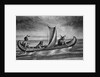 Illustration of Native Americans in a Canoe by Anonymous