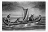 Illustration of Native Americans in a Canoe by Anonymous