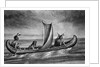 Illustration of Native Americans in a Canoe by Anonymous