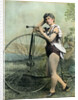 Female Circus Performer With Bicycle by Anonymous