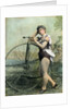 Female Circus Performer With Bicycle by Anonymous