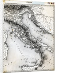 Map Of Italy Undated Engraving by Anonymous