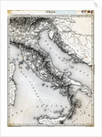Map Of Italy Undated Engraving by Anonymous