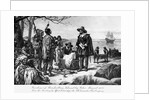 Purchase of Manhattan Island by Pieter Minuit by Alfred Friedericks