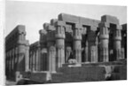 Exterior View of Peristyle Court in the Temple of Luxor by Anonymous