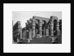 Exterior View of Peristyle Court in the Temple of Luxor by Anonymous