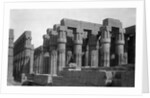 Exterior View of Peristyle Court in the Temple of Luxor by Anonymous
