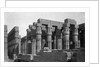 Exterior View of Peristyle Court in the Temple of Luxor by Anonymous
