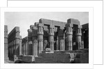 Exterior View of Peristyle Court in the Temple of Luxor by Anonymous