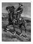 Illustration Of Rancher On Horseback by Anonymous