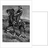 Illustration Of Rancher On Horseback by Anonymous