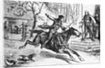 Illus. Of Paul Revere On Horseback by Anonymous