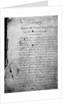 The Louisiana Purchase Treaty; Document by Anonymous