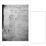 The Louisiana Purchase Treaty; Document by Anonymous