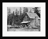 Log Cabin In Woods Used As Hotel by Anonymous