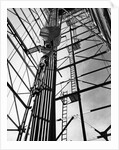 Oil Derrick Beams & Drilling Pipes by Anonymous