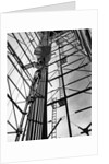 Oil Derrick Beams & Drilling Pipes by Anonymous