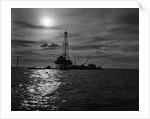General View Of Offshore Oilwell by Anonymous