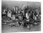 Aerial View Of Lower New York & Battery by Anonymous