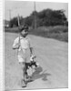 Boy Walking with Fishing Stick by Anonymous
