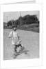Boy Walking with Fishing Stick by Anonymous
