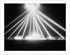 Anti-Aircraft Spotlights Probe the Skies by Anonymous