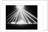 Anti-Aircraft Spotlights Probe the Skies by Anonymous