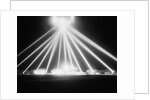 Anti-Aircraft Spotlights Probe the Skies by Anonymous