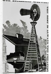 Stover Windmill Barn Cut Out Worker by Anonymous