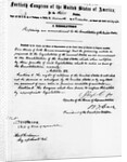 Manuscript of Fifteenth Amendment to the Constitution by Anonymous