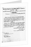 Manuscript of Fifteenth Amendment to the Constitution by Anonymous