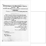 Manuscript of Fifteenth Amendment to the Constitution by Anonymous