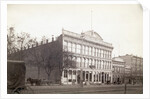 Mercantile Building;Street, Stagecoach by Anonymous