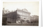 Mercantile Building;Street, Stagecoach by Anonymous